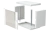 Шкаф телекоммуникационный настенный разборный 19”,12U(600x650), ШТ-НСр-12U-600-650-С дверь стекло ССД