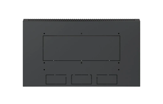 Шкаф телекоммуникационный настенный разборный черный 19”,6U(600x550), ШТ-НСр-6U-600-550-С-Ч дверь стекло ССД