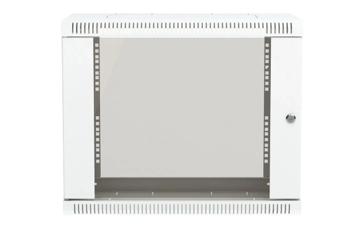 Шкаф телекоммуникационный настенный разборный 19”,9U(600x350), ШТ-НСр-9U-600-350-С дверь стекло ССД