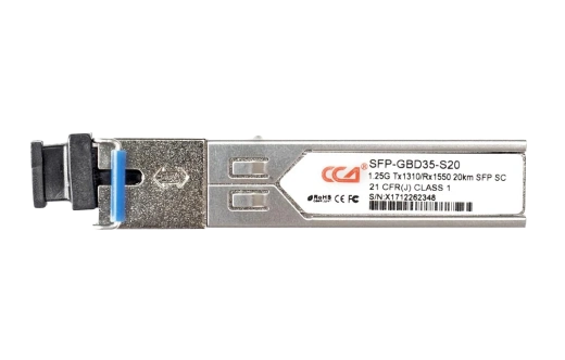SFP WDM 1.25G Tx1310/Rx1550 20km SC
