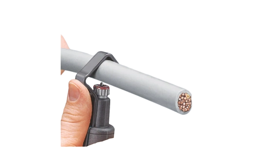 KN-1630135SB Стриппер для круглого кабеля из ПВХ, резины, силикона, тефлона (ПТФЭ), Ø 6 -29 мм, длина 135 мм, SB