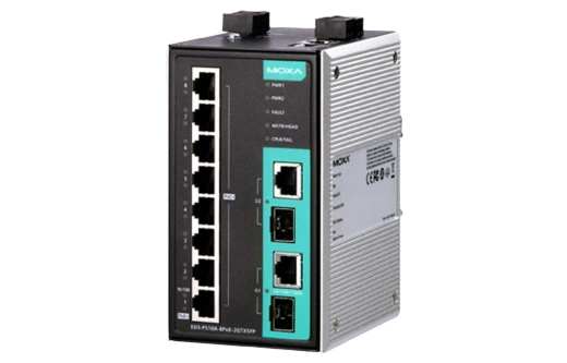 Коммутатор Moxa EDS-P510A-8PoE-2GTXSFP