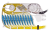 Блок кроссовый 6 модулей П КБ6-144SC-96SC/SM-96SC/UPC ССД ВОКС-ФП-СТ