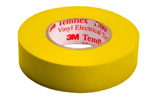 7100080342 Temflex 1300, желтая, универсальная изоляционная лента, 19мм х 20м х 0,13мм