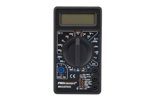 13-3012 Портативный мультиметр M832 (DT832) PROconnect