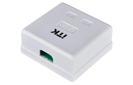 CS2-1C5EU-22 ITK Настенная инф. розетка RJ45, кат.5Е UTP, 2-порта
