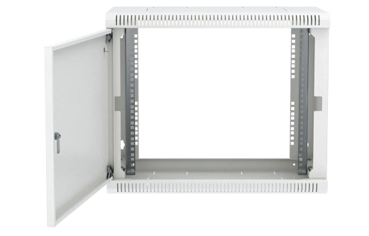 Шкаф телекоммуникационный настенный разборный 19”,9U(600x350), ШТ-НСр-9U-600-350-М дверь металл ССД