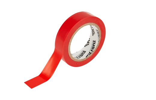 KR-09-2004 Изолента ПВХ KRANZ 0.13х15 мм, 10 м, красная упаковка 10 роликов